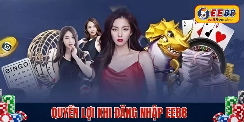 Quyền lợi game thủ nhận được khi đăng nhập EE88